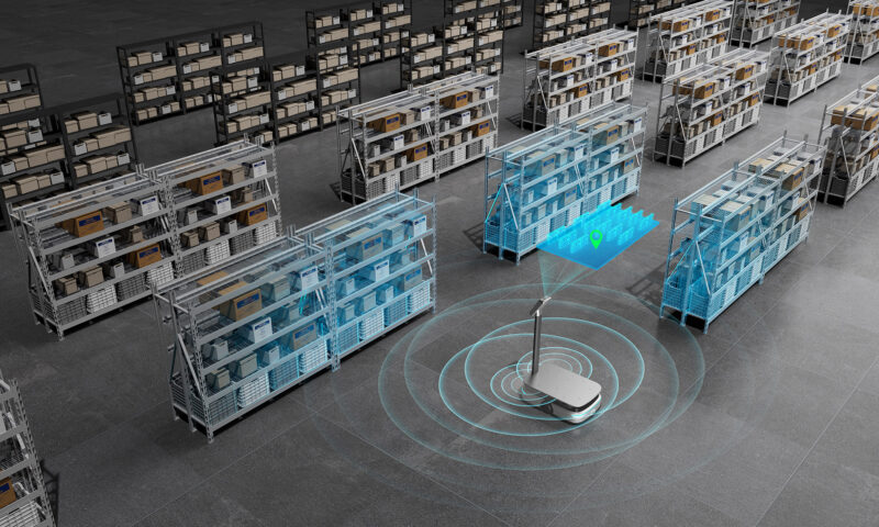 công nghệ laser, cảm biến siêu âm kèm camera 3D trên robot Keenon S100