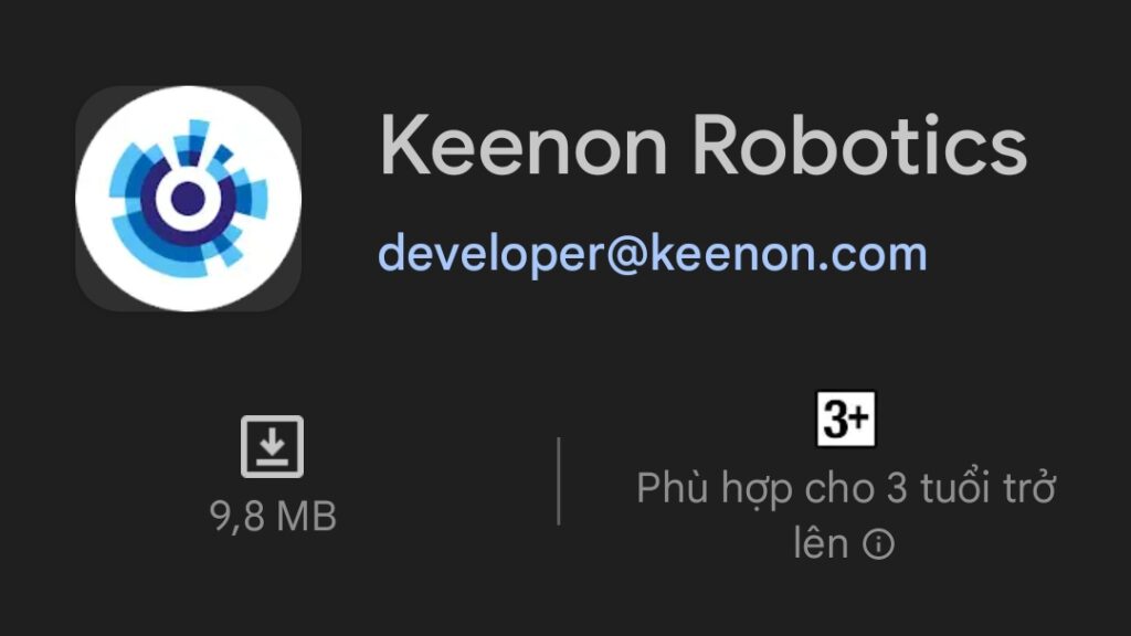 APP QUẢN LÝ ROBOT CỦA KEENON ROBOTICS NAY ĐÃ XUẤT HIỆN TRÊN APP STORE VÀ CH PLAY