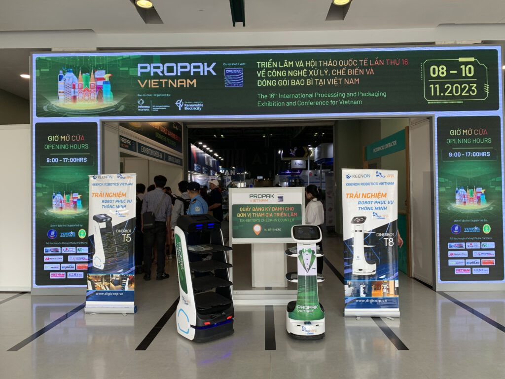 CÙNG ROBOT KEENON DIGICORP GÓP MẶT TRONG TRIỂN LÃM PROPAK 2023