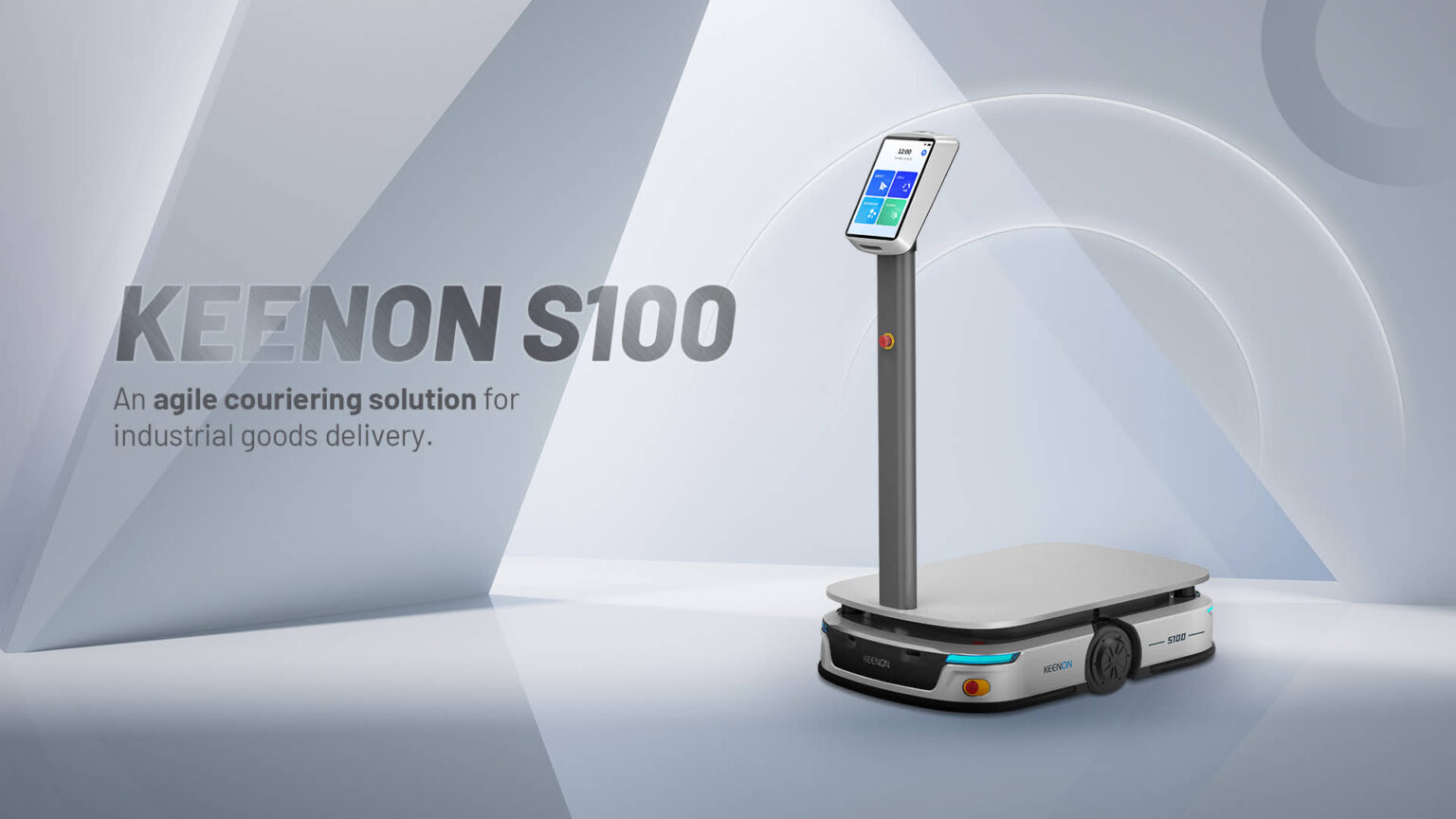 robot vận chuyển keenon s100 cho nhà máy